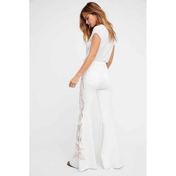 Free People Float On Embellished Jeans - Picture 3 of 4